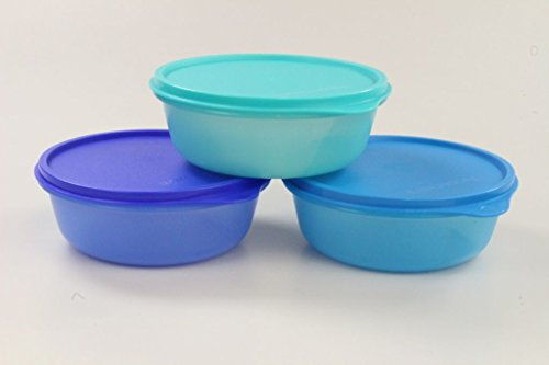 TUPPERWARE (3) 600 ml Hit-Parade Kühlschrank blau, hellblau, grün 10108