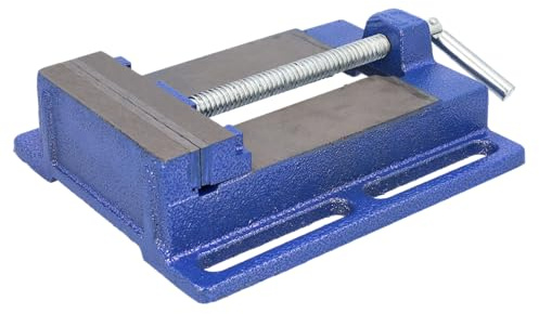 HRB flacher Schraubstock Spannweite 125 mm, Tisch-Schraubstock (Spannweite 125mm)