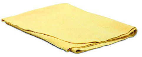 VDM Home Products Peau de Chamois Naturelle L – pour Un résultat Brillant Professionnel – Absorbe Pas Moins de Six Fois Son Propre Poids