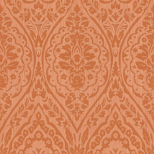 Profhome Textiloptik Tapete 961952-GU Textiltapete orange rot 0,53 m x 10,05 m / 5,33 m2