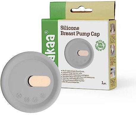 haakaa Deckel für haakaa Handmilchpumpe - Hergestellt aus hochwertigem Silikon, passend für alle Haakaa Milchpumpen, Loch für SNS