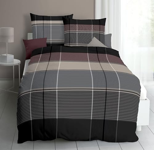 Kaeppel Bettwäsche 135x200 Mako-Satin mit Reißverschluss***
