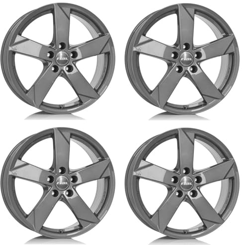 4x Rial Felgen Kodiak 6.0Jx16 ET50 5x112 graphit kompatibel mit AUDI A3