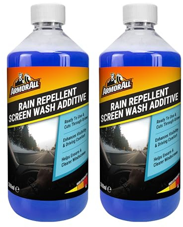 Armor All Rain Repellent Screen Wash Additive, 2 x 500ml