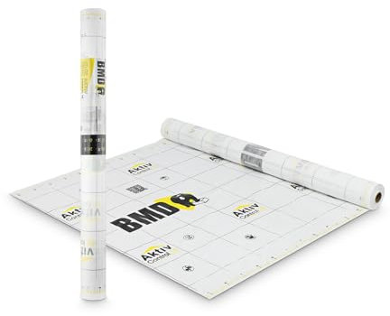 BMD Activ Control Dampfbremse 75m² (1,5m x 50m) + Klebetechnik (2x BMD san + 4x BMD Folienkleber) atmungsaktive Dampfbremsfolie