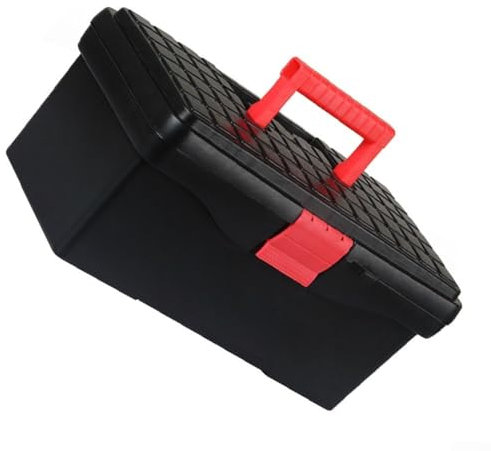 ZiStarlilife Tough Plastic Toolbox Equipped With Strong Security Features Including An Easy Open/Close Mechanism For Convenience
