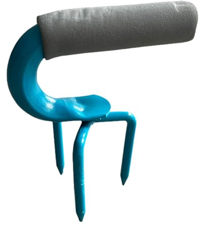 Cultivateur manuel triangulaire en acier renforcé avec dents antidérapantes pour l'entretien de la terrasse