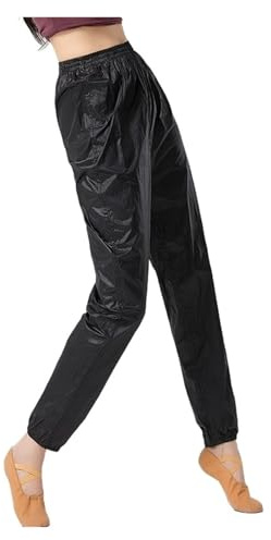 LuoAXINN Pantalones de Ballet for Mujer, Leggings Yoga, Pantalones Fitness, Deportivos for niñas, Calentamiento para Bailar(Black,XL)