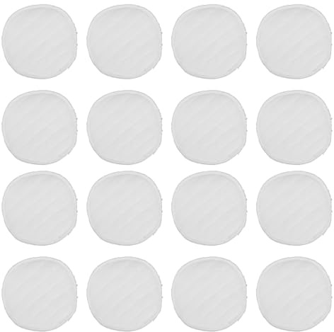 DECORNIJIA 20pezzi Coppette Assorbilatte in Cotone Riutilizzabili Lavabili per Allattamento Coppette che Perdono Tenuta Stagna per Prevenire Perdite di Latte Forniture per Allattamento