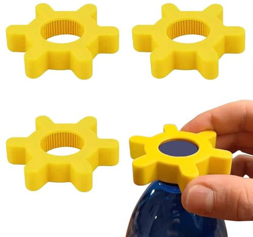 3 apribottiglie rotanti a forma di ruota della nave, facile da impugnare, per anziani e mani deboli, apribottiglie senza sforzo per bottiglie di bibite gassate, bottiglie di coca cola, gadget da