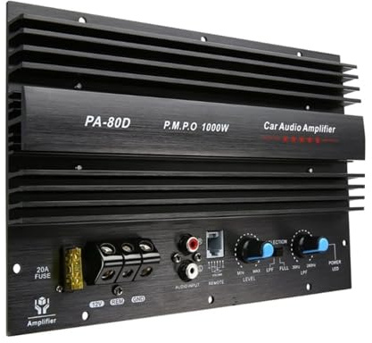 Amplificatore, Amplificatore Per Basso Per Auto 2 Pezzi, Alimentazione Mono, Scheda, Esperienza Profonda, 1000 W, 12 V, Frequenze Basse E Alte,per la casa