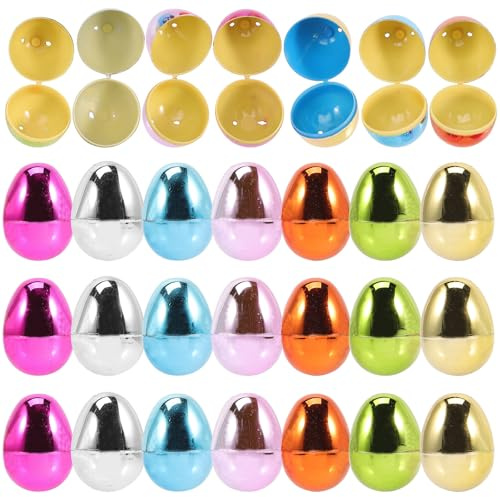 IMIKEYA Boîtes de Bonbons D'œufs de Pâques Créatives en Plastique, Lot de 28 Pièces pour Décorer Votre Jardin et Fêtes de Pâques