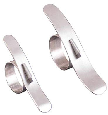 Guangcailun 2Pcs / Lot Edelstahl Orangenschäler Easy Open Edelstahl Orange Zitrone Citrus Parer Frucht-Gemüse-Werkzeuge