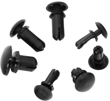 Kunststoffnieten, Nylon-Pressnietmutter, R-Typ, Expansionsnagel, Kunststoff-Abstandshalter, Abstandshalter, Schnallenclip, Computer-PCB-Platinen-Motherboard-Befestigung (Farbe: Noir, Größe: R5085 (100