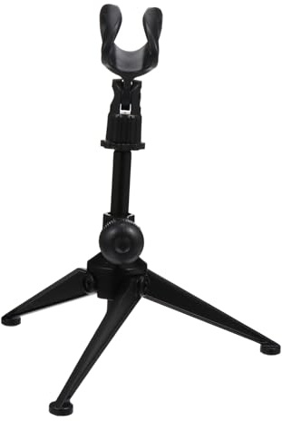 SAFIGLE Mikrofonstativ aus Kunststoff Schwarz Abnehmbar mit 360-grad Drehfunktion Universelle Mikrofonhalterung Geeignet für Gesang Aufnahme und Podcasting