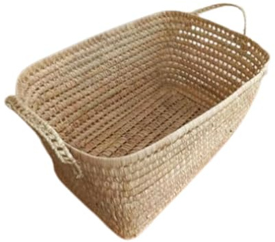 Panier osier rectangulaire 60 cm, Caisse de rangement en osier, Panière à linge
