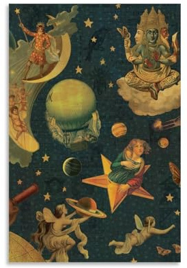 Eiebate Rock Band The Smashing Poster con zucche per stanza, decorazione artistica da parete per camera da letto, 30 x 45 cm