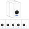 6 Pezzi T30s Combo Sacchetti di Ricambio per Polvere Compatibili con ECOVACS DEEBOT T30S Combo X2 Combo T30S Aspirapolvere, Sacchetti per Aspirapolvere, Kit Accessori Sacchetti di Smaltimento
