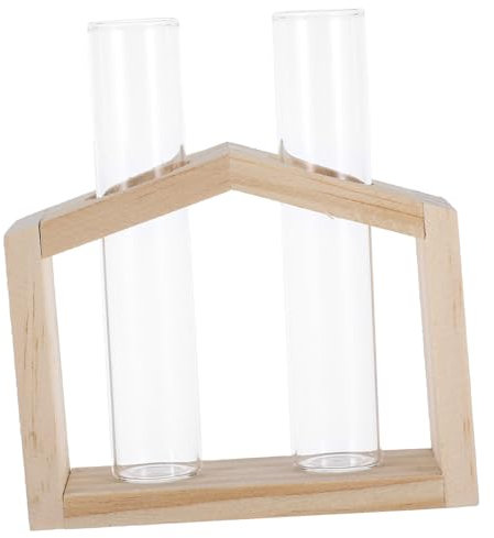 Happyyami Glas Teströhren Vase Für Hydroponische Pflanzen Transparente Kleine Blumenvase Für Tischdeko Für Hochzeiten Und Wohnaccessoires