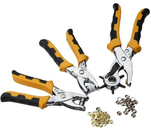 Giwnhvx Punching Pliers Combination Set As Shown Metal+Plastic is Very Suitable for Handicrafts, DIY.