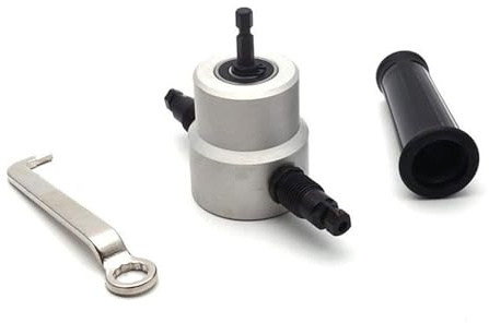 Metallschneider Doppelkopf Knabber Zum Schneiden Von Dünnen Eisenblechen Ergonomischer Tragbares Manuelles Werkzeug Blechknabber Bohraufsatz