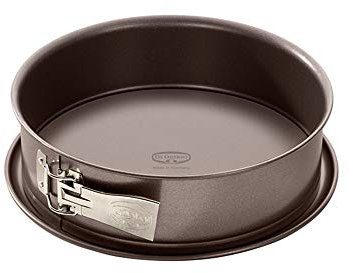 Dr. Oetker Springform mit Emaille-Servierboden Ø 30 cm Back-Edition – Backform mit keramisch verstärkter Antihaft-Beschichtung, schnitt-& kratzfester Boden, hitzebeständig bis 230°C, 4000 ml