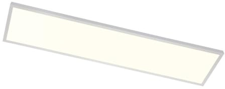 Arcchio LED Panel Lysander dimmbar mit Leselampe in Weiß aus Aluminium (1 flammig,) - Bürolampe Deckenlampe Deckenleuchte Lampe Arbeitszimmerleuchte