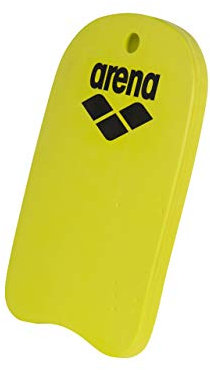 Arena Swim Kickboard Swimming Training Aid Pool Exercise Equipment, Neon Yellow, Adult