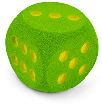 Volley® Kleiner Schaumstoffwürfel - 10 cm - Grün