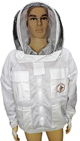 byander Imkerjacke Air mit selbsttragender Haube (L)