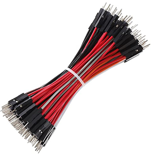 Breadboard Jumper Wires 20AWG, Bestlus Exclusives 10CM Male to Male Jumper Cable Wires M/M 4'' 10 Colors Pack of 120 Square Head 0.1''(4'', M/M)
