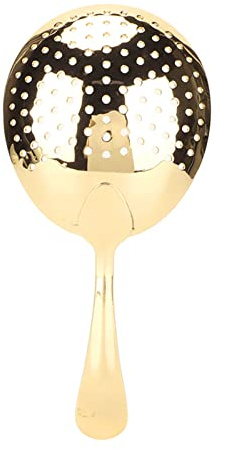 Passoire à Cocktail Non Pliante Julep Strainer (Placage d'or)
