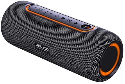 Ledwood Enceinte Nomade XTREM140 LD-XT140BT-BLACK, 100W / 10W RMS, Bluetooth 5.0, TWS - Etanche IPX5, Autonomie 6H