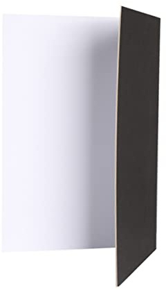 Fond Photographique Pliable Blanc en Carton Épais pour Studio | Panneau Autoportant, Contours Mis en Valeur, Format de Table, Accessoire Photo