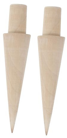 Zerodeko 4 Pz Stampo Cono Tubo Per Arrostire In Legno Miss