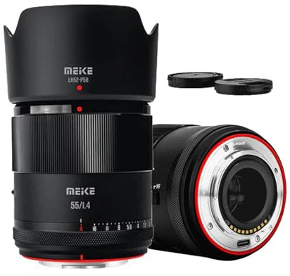 Meike 55Mm F1.4 Auto Focus STM Aps-C Camera Lens for Fujifilm X-Mount Cameras X-T5 X-H2 X-H2S X-T30 Ii X-T4 X-A7 X-E3 X-E4 X-H1X-Pro2 X-T3 X-T10 X-T20 X-T2 X-T1