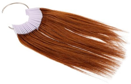 FOMIYES 30stücke Haarfarben-probenring Mit Teststrähnen Für Farbe Und Haarfärbemittel Inklusive Haarfarbenkarte Und Echthaarfarbe Für Friseurschüler Und Schönheitssalons