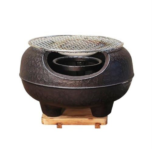 Réchaud à barbecue portable Grill de table, poêle à charbon de bois, poêle à thé, mini barbecue en fonte, barbecue de style japonais, cuisinière portable, accessoires de fête, outils de barbecue Récha
