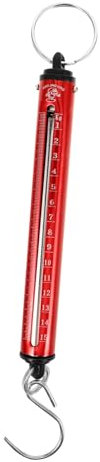 SOLUSTRE Mechanische Federwaage Tragbare Mini-handwaage Edelstahl Federmechanismus Kompakt Leicht Luggage Scale Für Reise Camping Küche Und Baumtransport