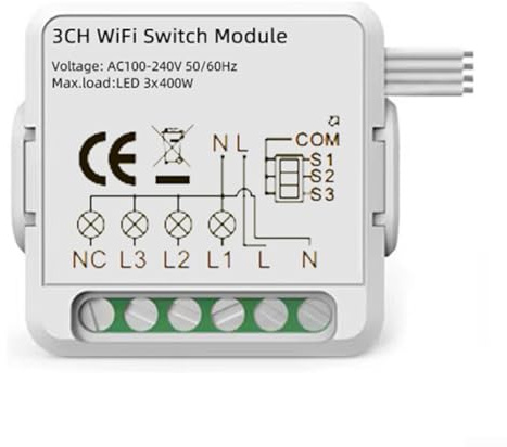 EXTRWORY Smart WLAN - Interruptor de persiana enrollable para persianas, toldos y persianas Control a través de la aplicación Compatibilidad con asistente de voz (Road 4)