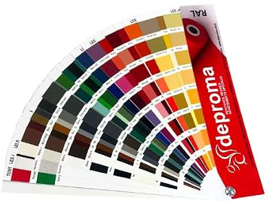 Nuancier RAL DEPROMA Officiel – Guide Couleurs RAL Complet – Palette Peinture Professionnelle – Échantillons Teintes RAL pour Bâtiment, Décoration & Industrie
