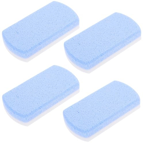 ABOOFAN Piedra Exfoliante para Pies Espuma de Vidrio, Removedor de Callos y Durezas, Paquete de 4 Piezas para Cuidado y Exfoliación Eficaz Pies