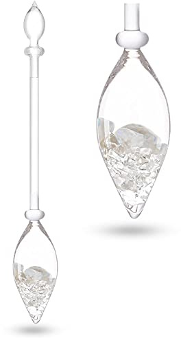 VitaJuwel Gemstone Vial Luna with Moonstone & Clear Quartz - Intuition, Empathy, Femininity
