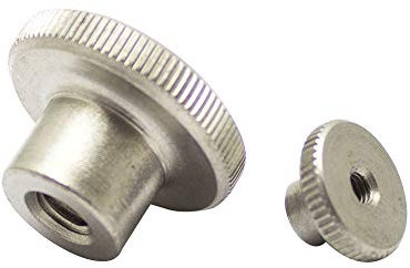 D´s Items | Rändelmuttern - M3 - DIN 466 - Edelstahl A1 - [20 Stück] - | Hohe Form VA