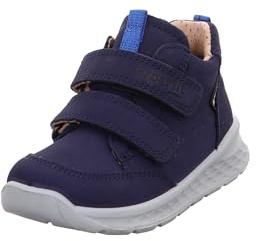 Superfit Chaussures d'apprentissage en Gore-tex légèrement doublées pour garçon, Bleu Clair 8000, 26 EU