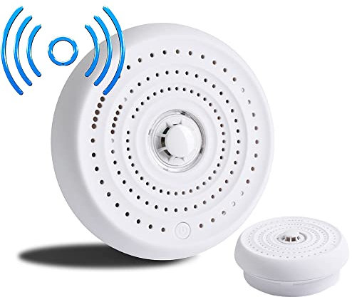 SAFE TECH Heat Alarm, 10 Year Battery Heat Detector, Wireless Interconnected Heat Alarm with Advanced Thermistor, Heat Alarm for Kitchen, Garages, Lofts, Boiler Rooms and Laundry Rooms
