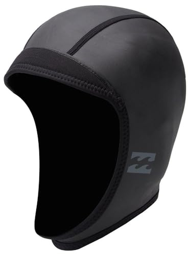 BILLABONG Absolute 2mm Wetsuit Cap Hat - Black - Thermal Warm Heat Layer Layers Easy Stretch