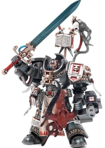 JOYTOY WH 40K 1/18 Action Figur Grey Knights Terminator Incanus Neodan, 1:18 Scale Collectible Action Figure 4-inch Geschenk für Action Figure Enthusiasten und Sammler