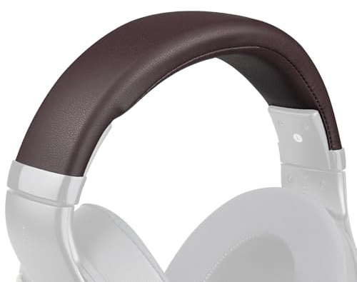 SOULWIT Proteinläder Huvudband överdrag för Sennheiser HD579/HD595/HD595SE/HD598/HD598SE/HD598CS/HD598SR/HD599/HD599SE Hörlurar, Ersättnings headband pad Reparation Del - Mörk Kaffe