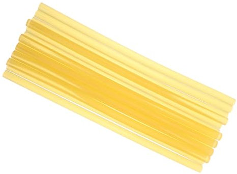 DIYEAH 15pcs Yellow Hot Melt Adhesive Strips Superglue Gel Strong Glue Sticks for Glue Gun Diy Crafts